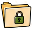 Locked folder representing encrypted data
