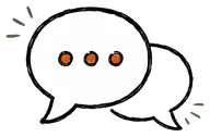 Overlapping speech bubbles representing operator conversations