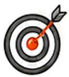 Target with an arrow in the bullseye